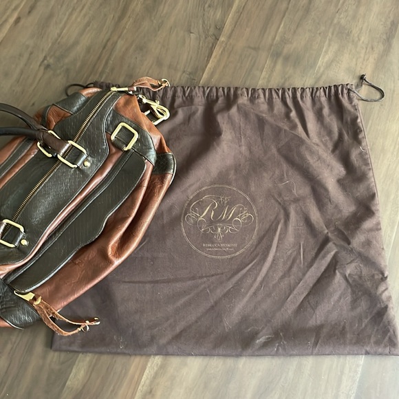 Rebecca Minkoff two-tone leather original MAB satchel - Picture 15 of 16